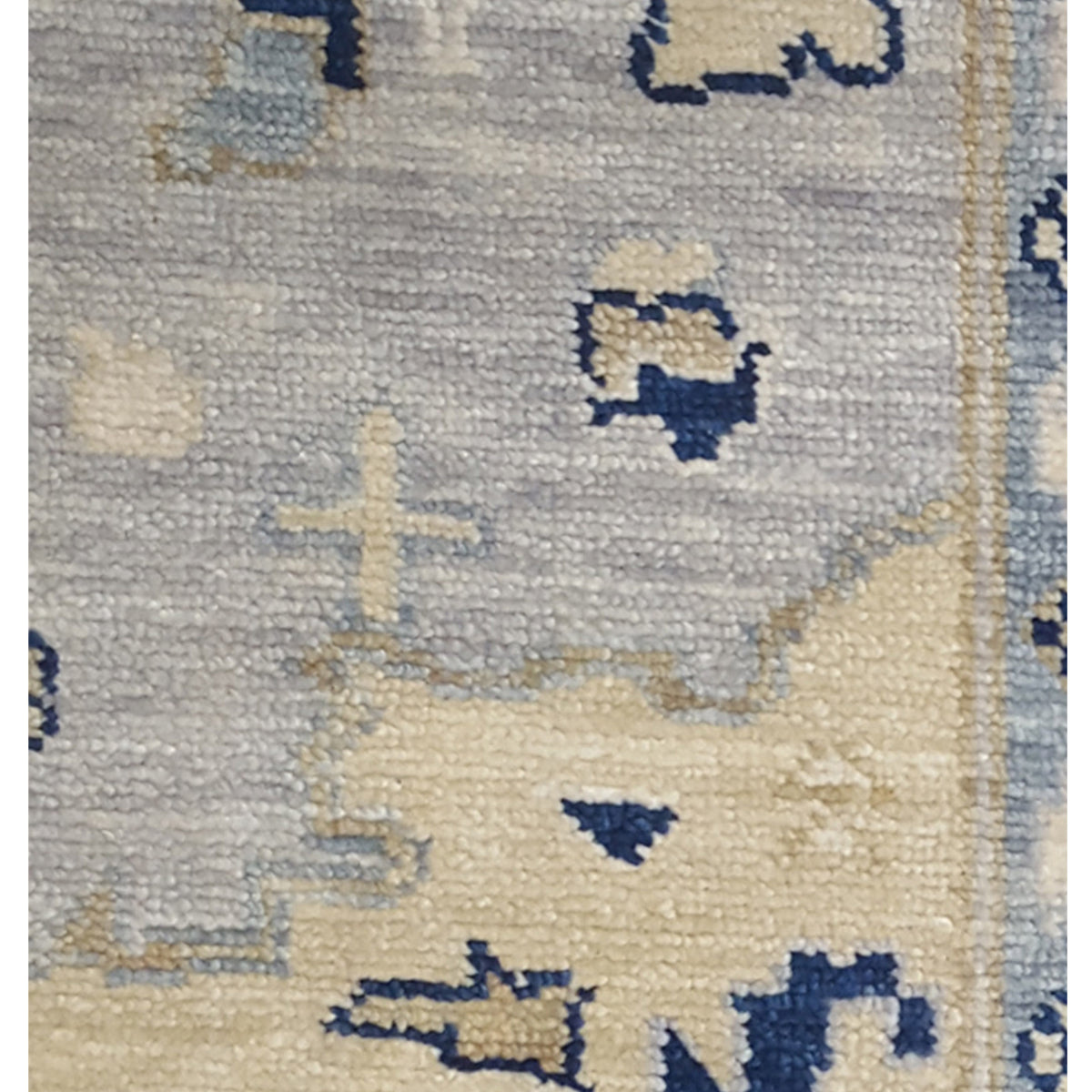 Pacific Anatolian Revival 43459 Lt.Grey Navy Transitional Hand Knotted Rug