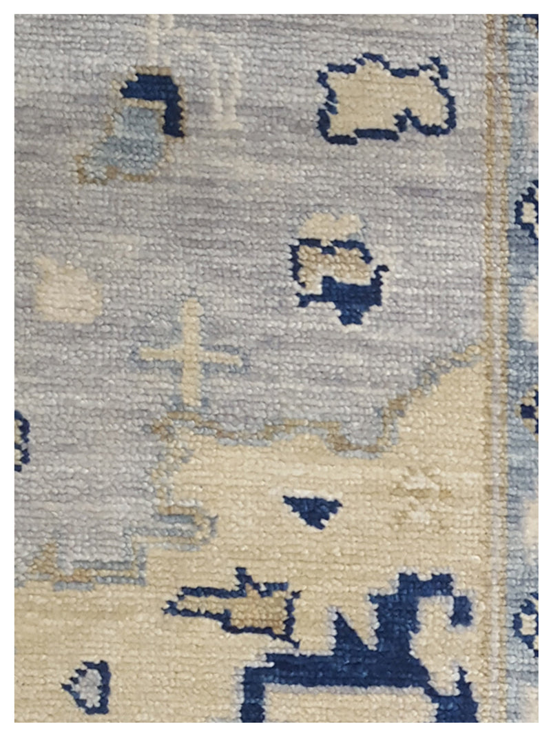 Pacific Anatolian Revival 43459 Lt.Grey Navy Transitional Hand Knotted Rug