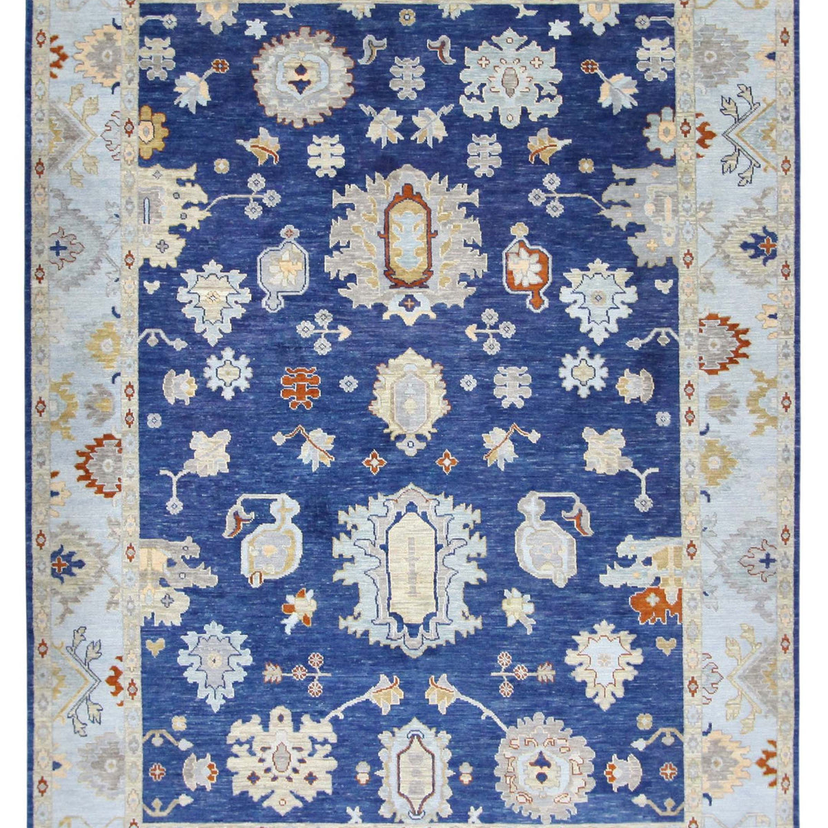 Pacific Anatolian Revival 43466 Navy Lt.Blue Transitional Hand Knotted Rug