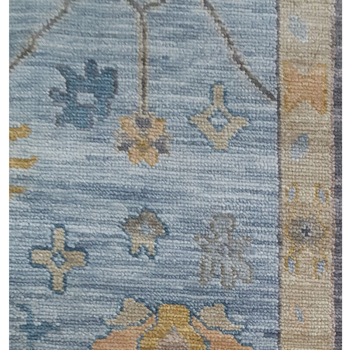 Pacific Anatolian Revival 43467 Blue Charcoal Transitional Hand Knotted Rug