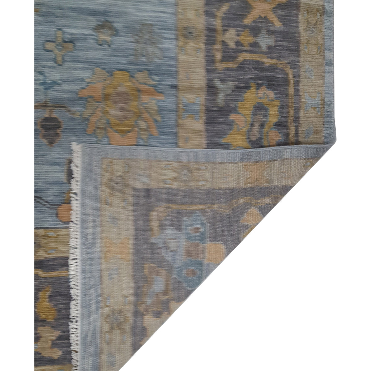 Pacific Anatolian Revival 43467 Blue Charcoal Transitional Hand Knotted Rug