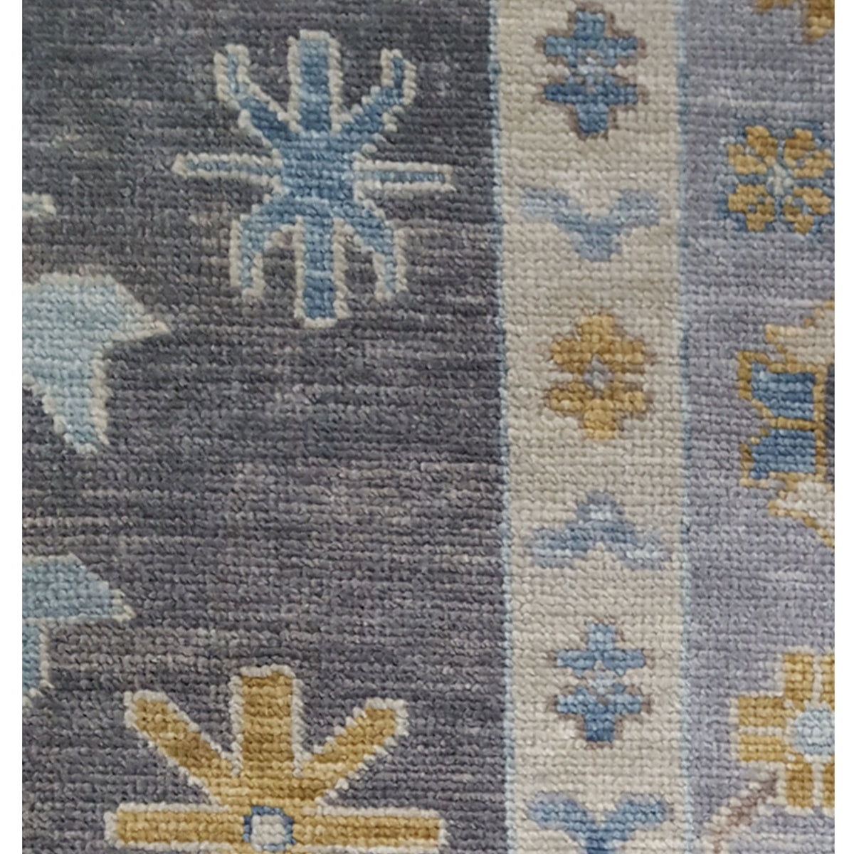 Pacific Anatolian Revival 43468 Charcoal Grey Transitional Hand Knotted Rug