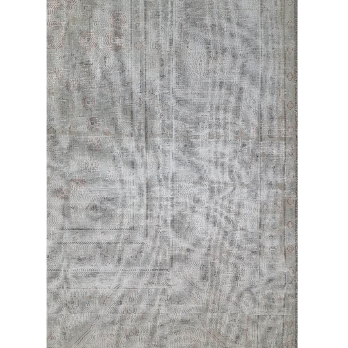 Pacific Vintage 43475 Ivory Orange Vintage Hand Knotted Rug