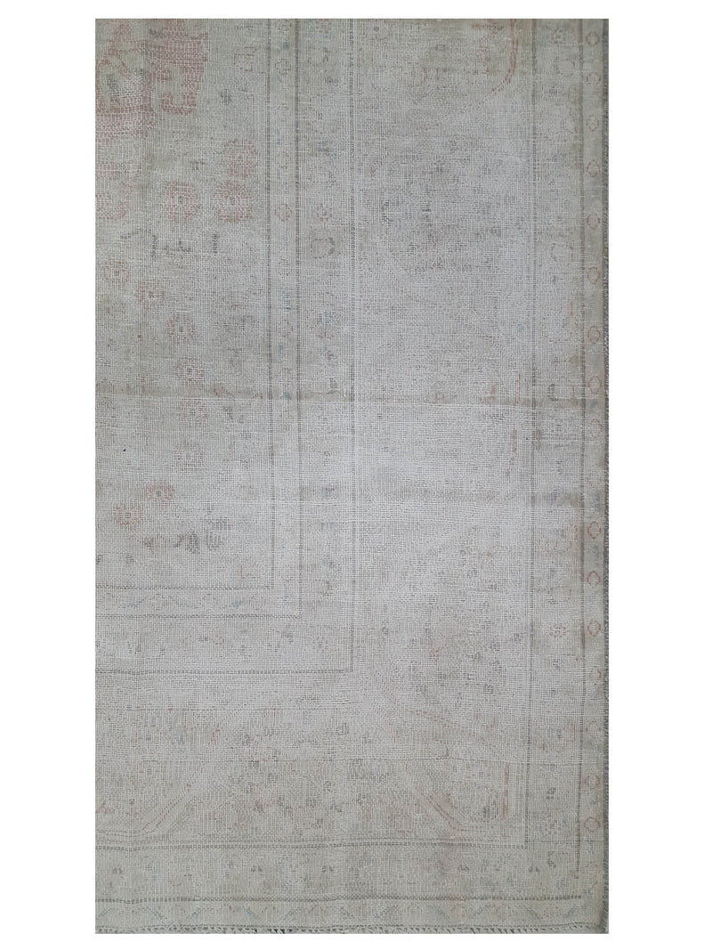 Pacific Vintage 43475 Ivory Orange Vintage Hand Knotted Rug