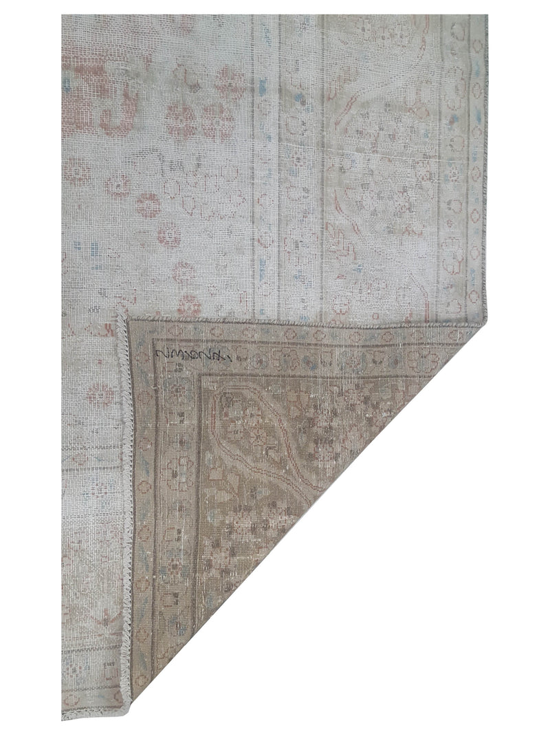 Pacific Vintage 43475 Ivory Orange Vintage Hand Knotted Rug