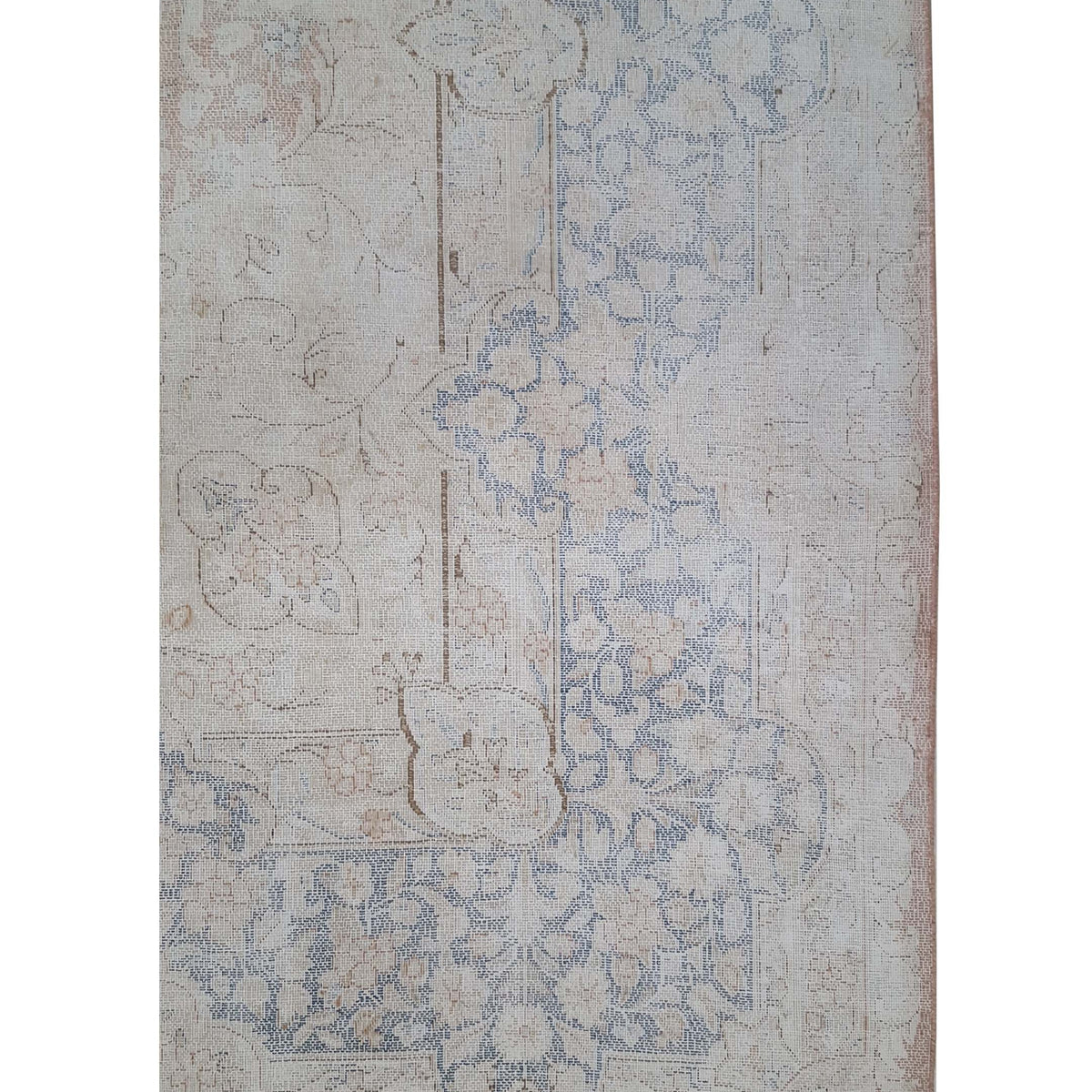 Pacific Vintage 43505 Ivory Orange Vintage Hand Knotted Rug