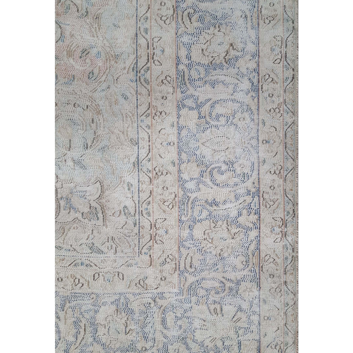 Pacific Vintage 43509 Ivory Ivory Vintage Hand Knotted Rug
