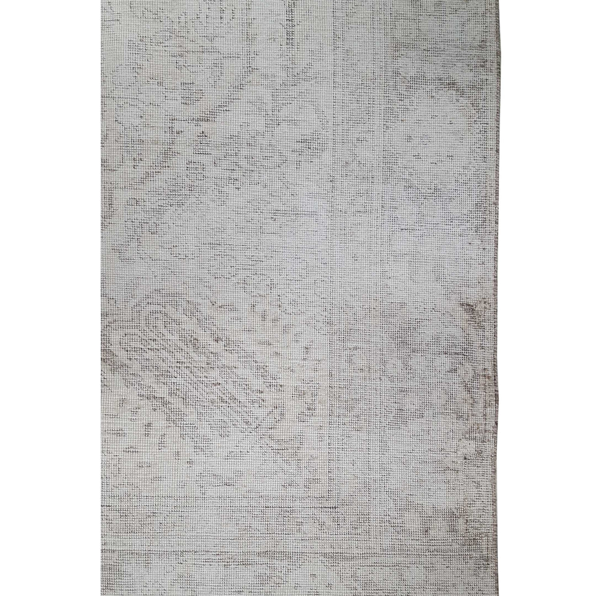 Pacific Vintage 43517 Ivory Grey Vintage Hand Knotted Rug