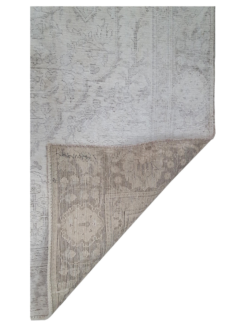 Pacific Vintage 43517 Ivory Grey Vintage Hand Knotted Rug