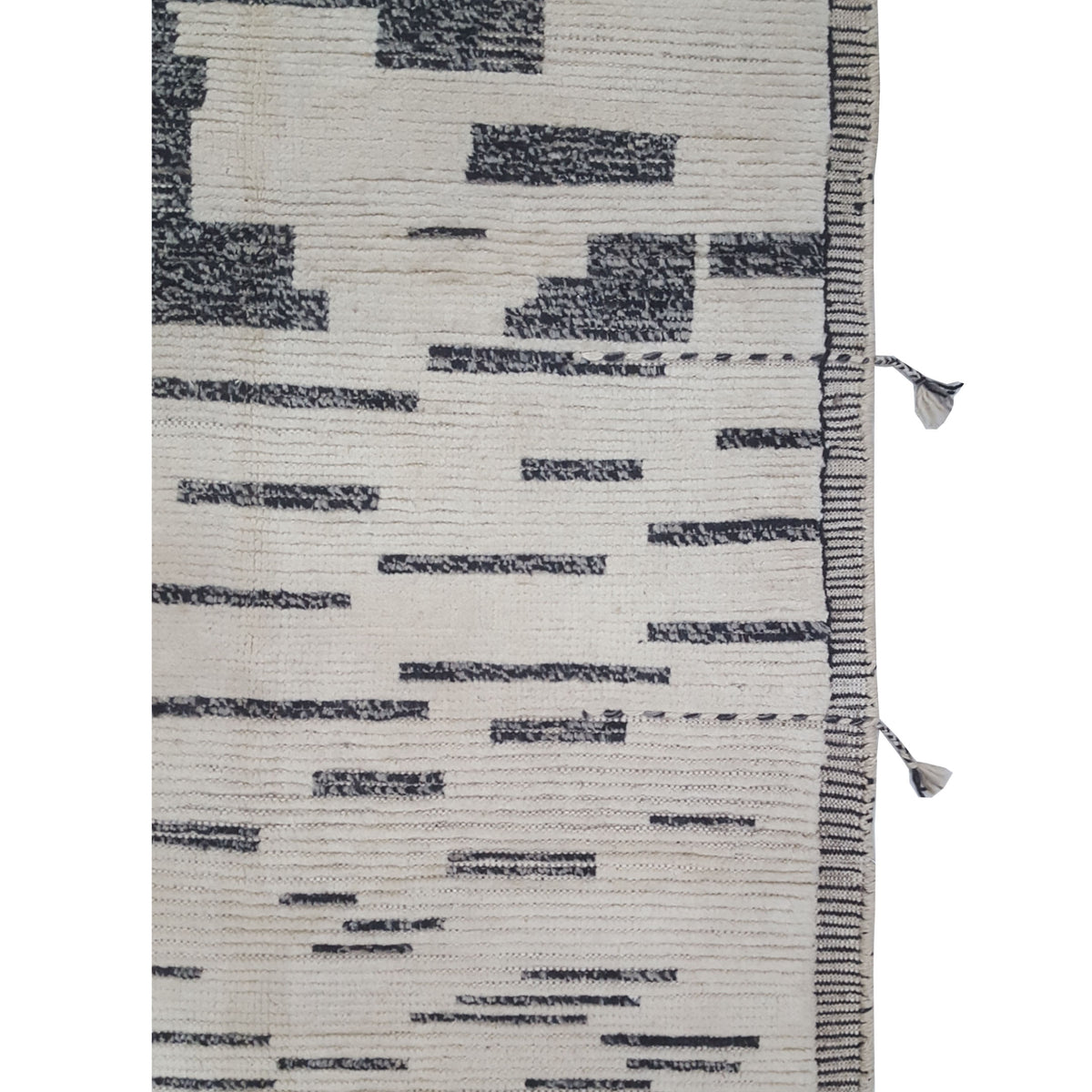 Pacific Moroccan 43525 Ivory Grey Transitional Hand Knotted Rug