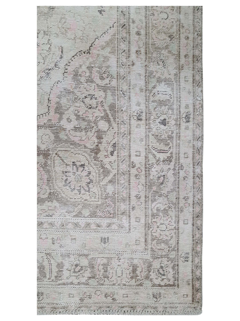 Pacific Vintage 43526 Ivory Peach Vintage Hand Knotted Rug