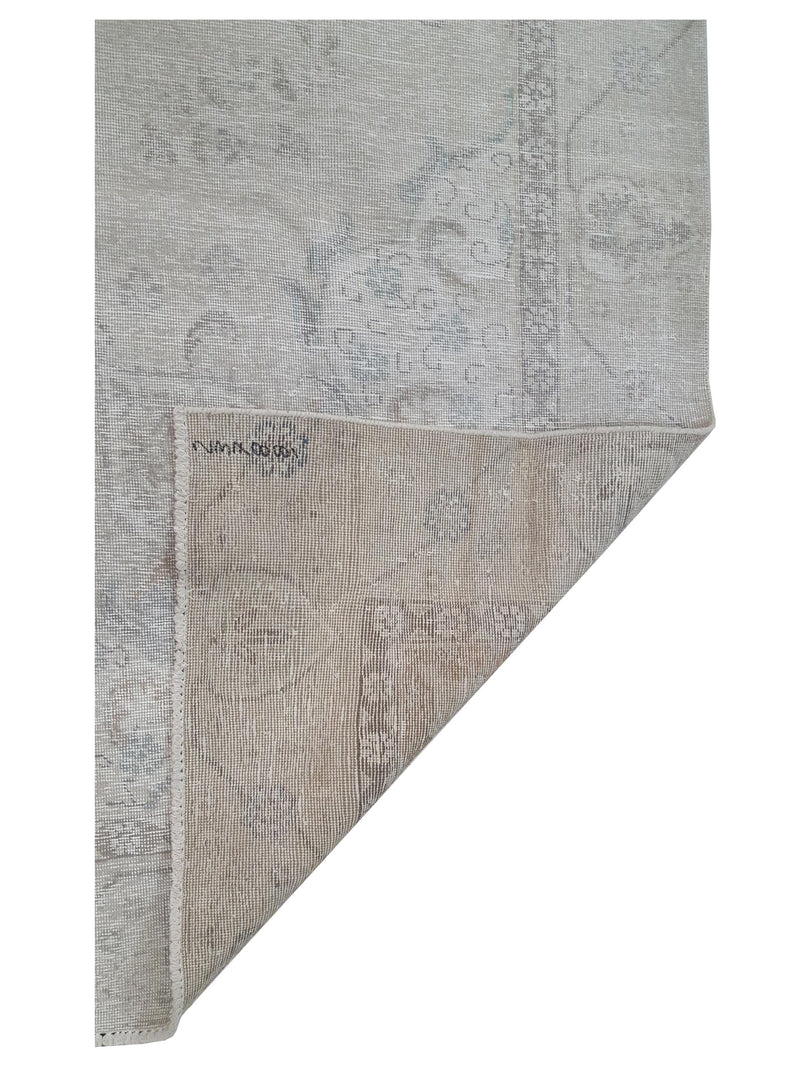 Pacific Vintage 43530 Ivory Beige Vintage Hand Knotted Rug