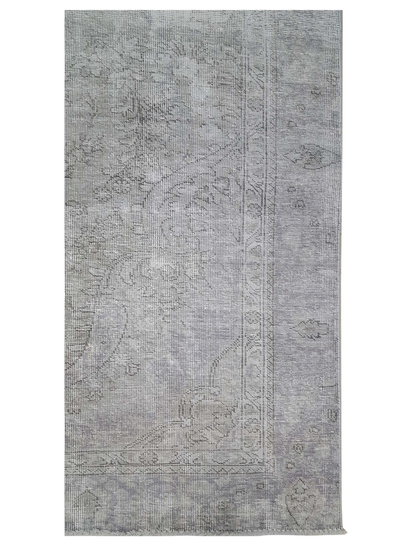 Pacific Vintage 43535 Grey Grey Vintage Hand Knotted Rug