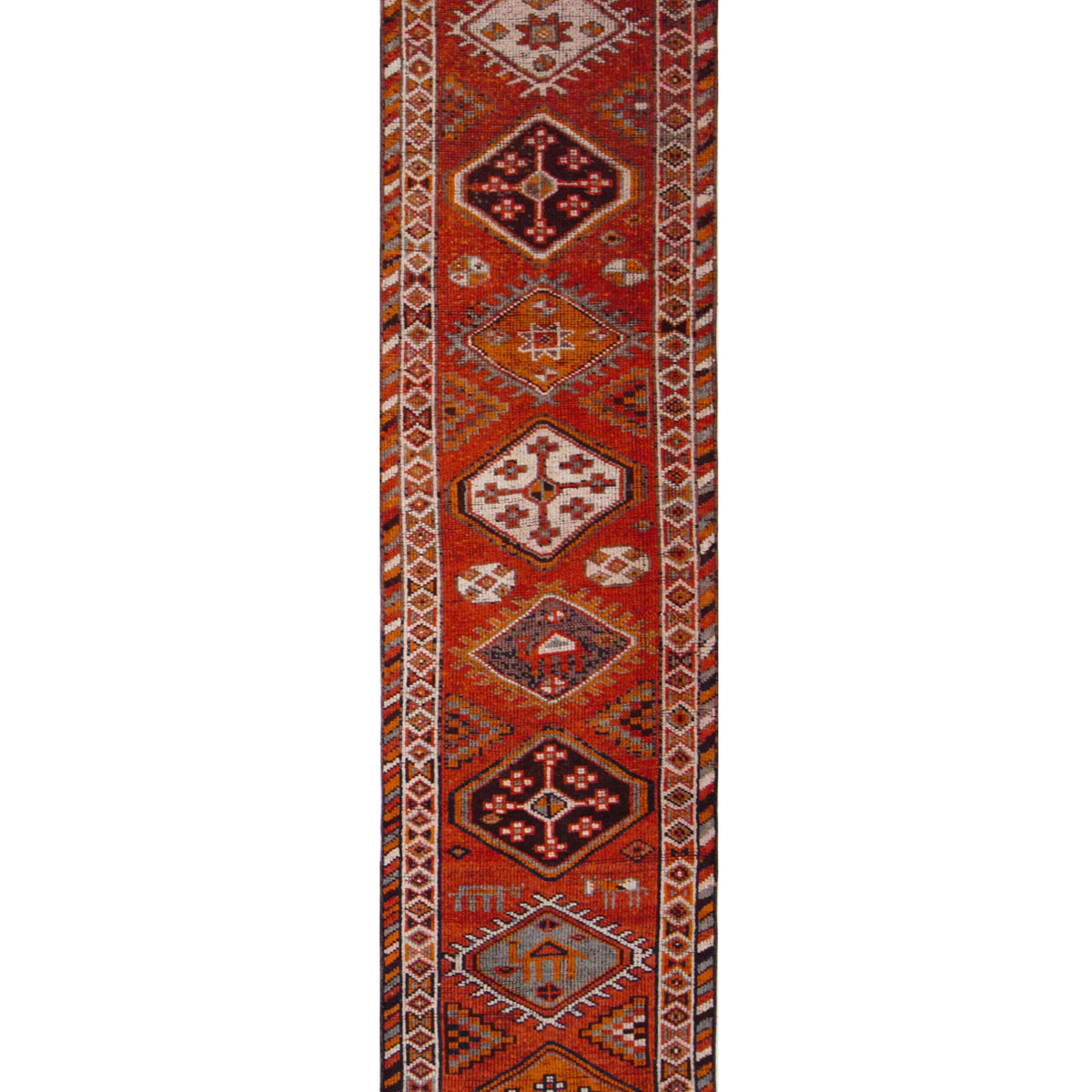 Pacific Kurdish  Orange Ivory Traditional