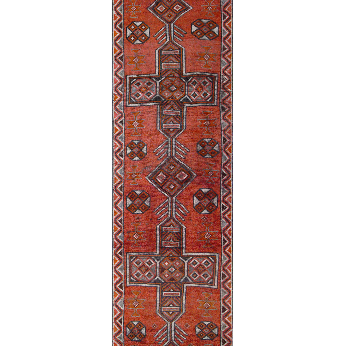 Pacific Kurdish  Orange Charcoal Traditional