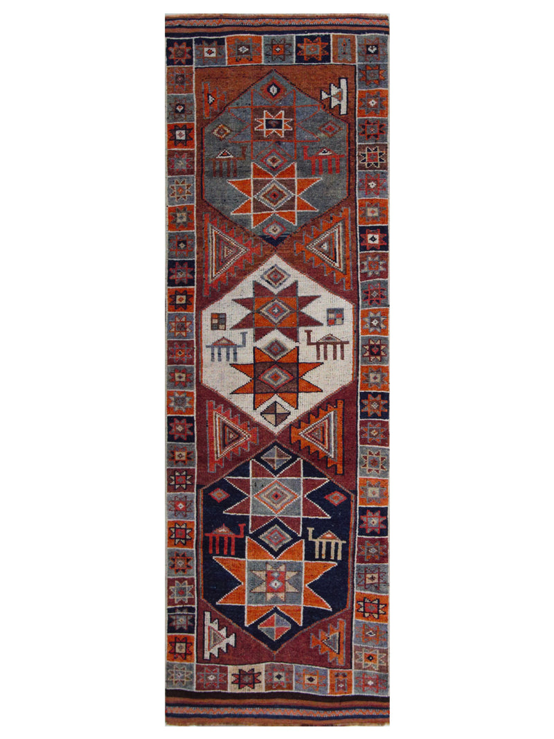 Pacific Kurdish  Navy Orange Traditional