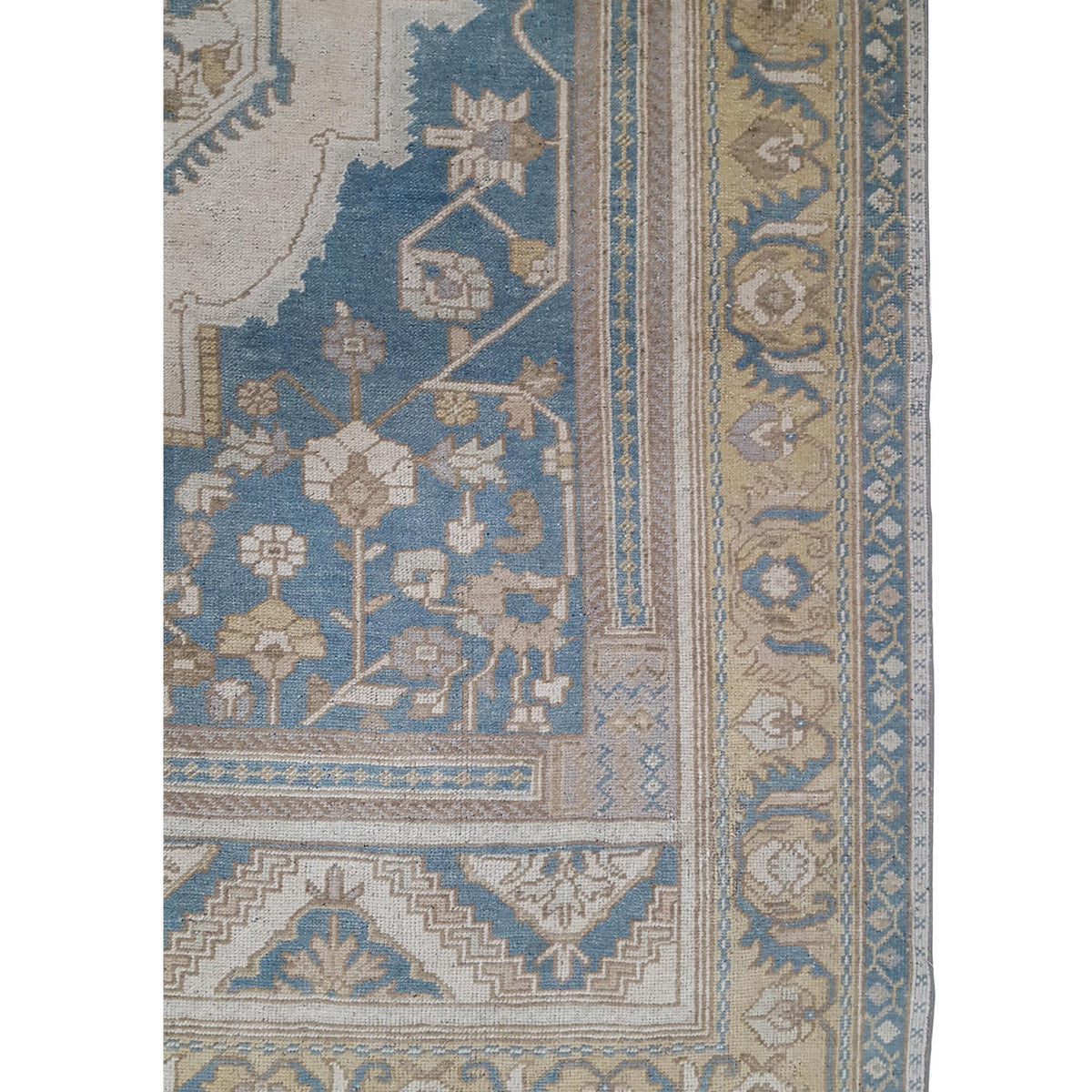 Pacific Anatolian 43569 Blue Beige Traditional Hand Knotted Rug
