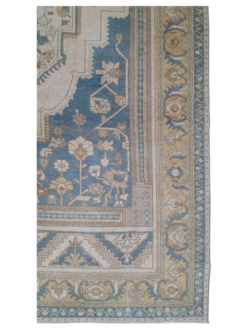 Pacific Anatolian 43569 Blue Beige Traditional Hand Knotted Rug