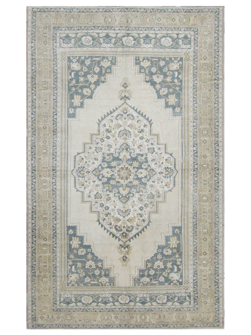 Pacific Anatolian  Teal Beige Traditional