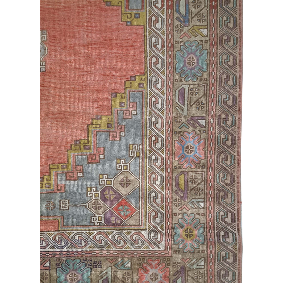 Pacific Anatolian 43578 Rust Multi Traditional Hand Knotted Rug