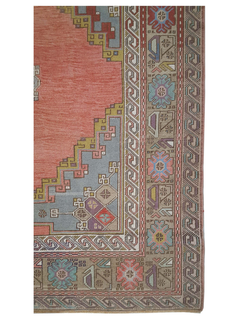 Pacific Anatolian 43578 Rust Multi Traditional Hand Knotted Rug