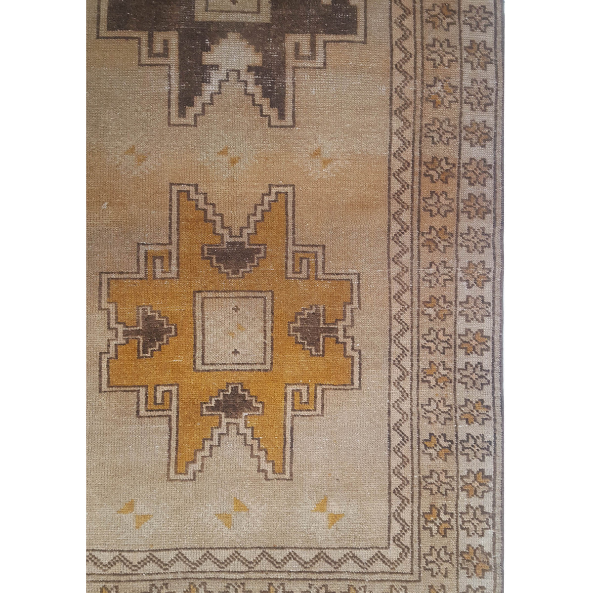 Pacific Anatolian 43581 Ivory Red Traditional Hand Knotted Rug