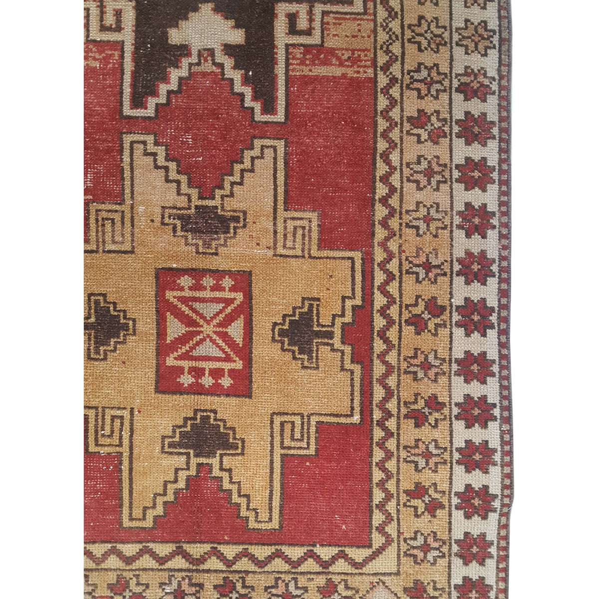 Pacific Anatolian 43583 Rust Ivory Traditional Hand Knotted Rug