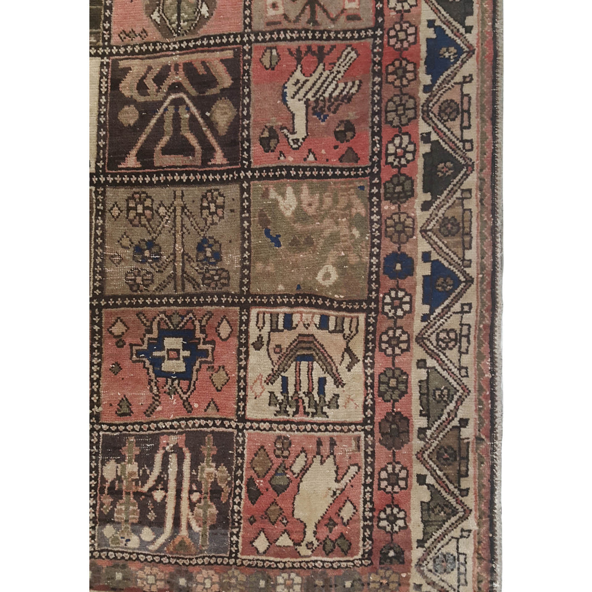 Pacific Bakhtiyari 43586 Rust Multi Traditional Hand Knotted Rug