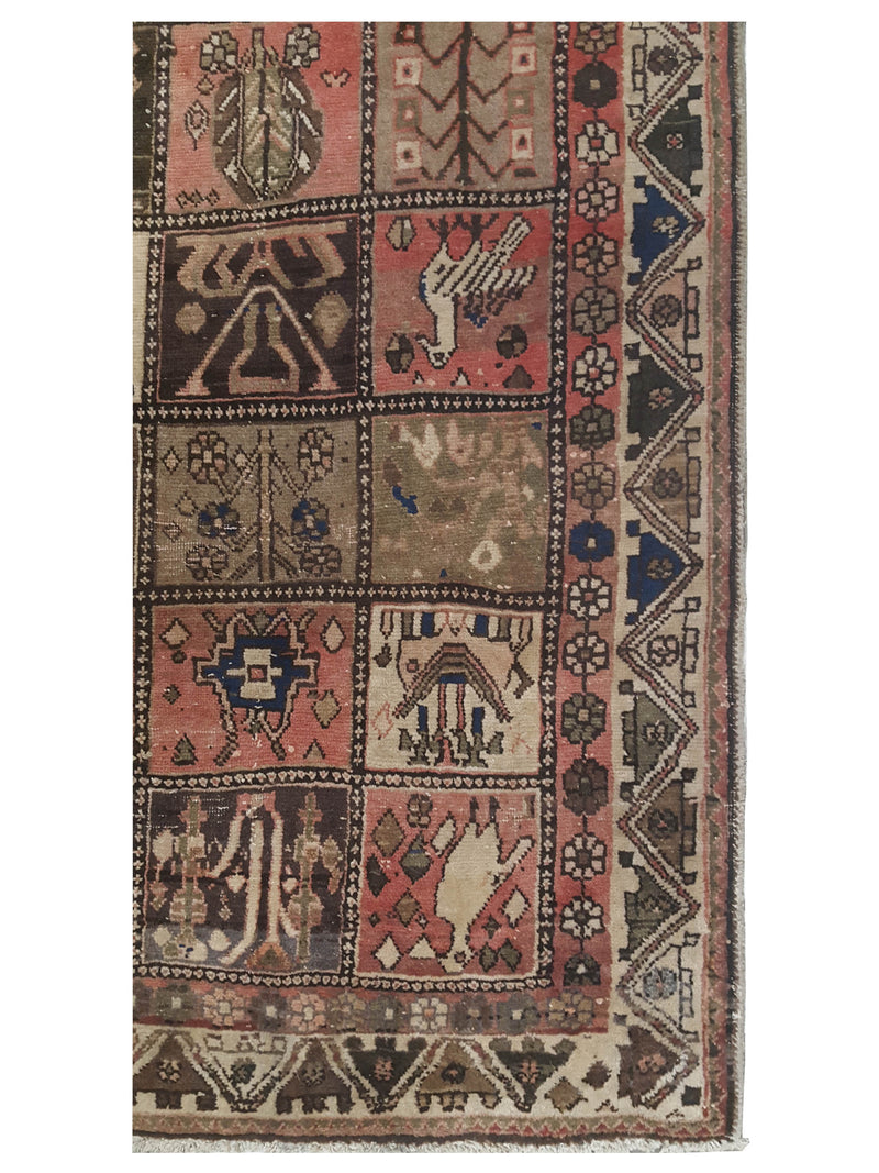 Pacific Bakhtiyari 43586 Rust Multi Traditional Hand Knotted Rug