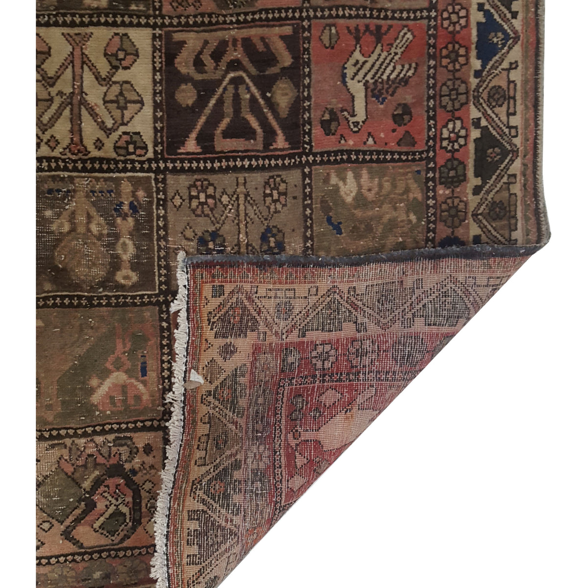 Pacific Bakhtiyari 43586 Rust Multi Traditional Hand Knotted Rug