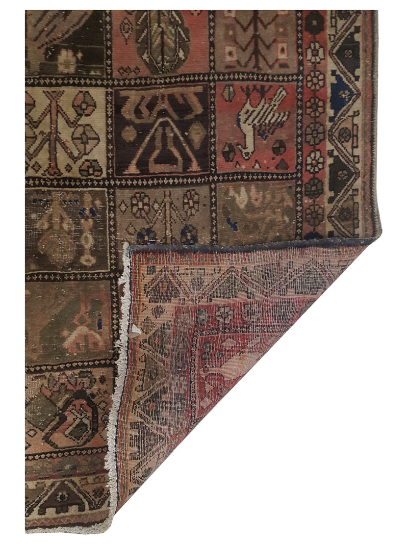 Pacific Bakhtiyari 43586 Rust Multi Traditional Hand Knotted Rug