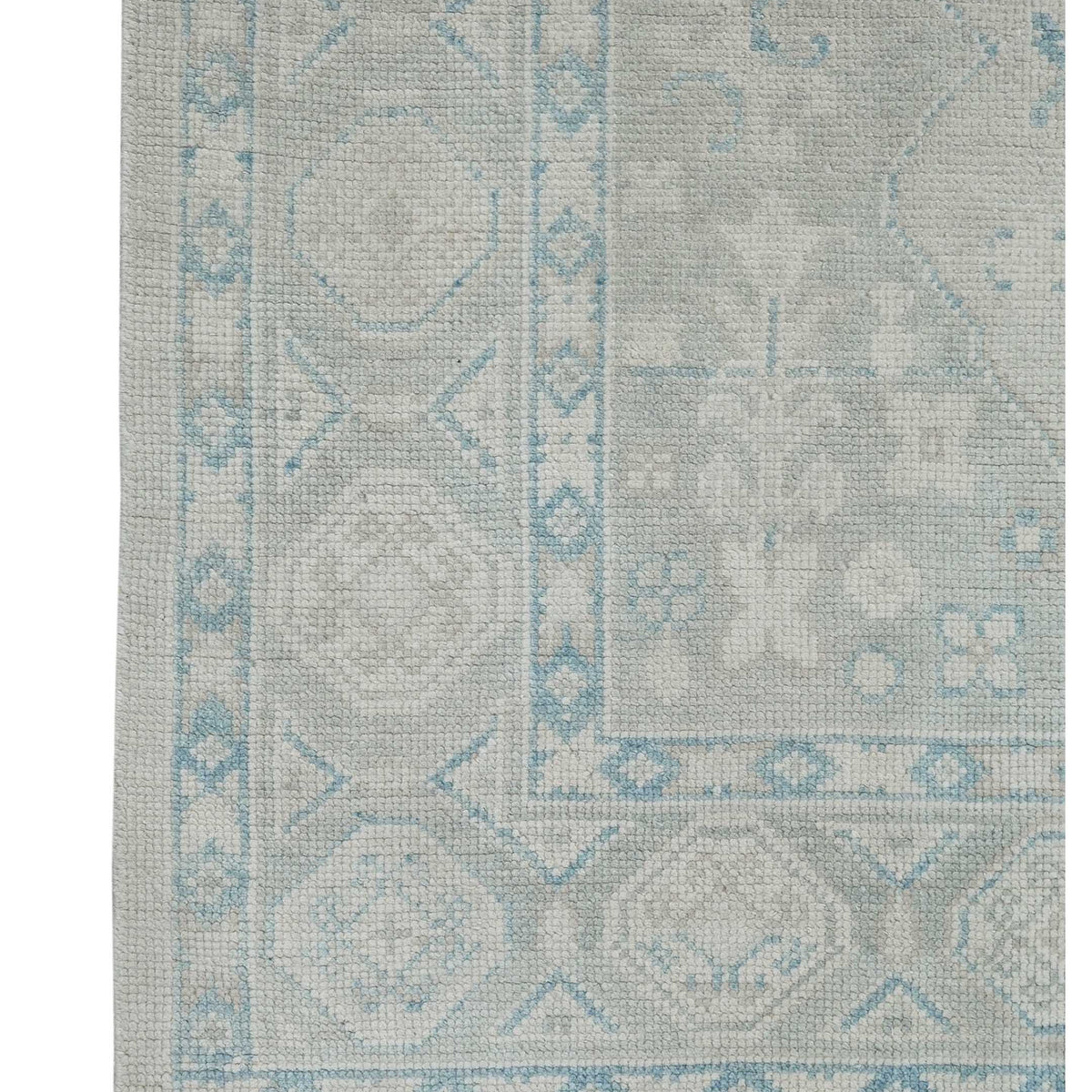 Pacific Ushak 43593 Lt.Grey Lt.Grey Transitional Hand Knotted Rug