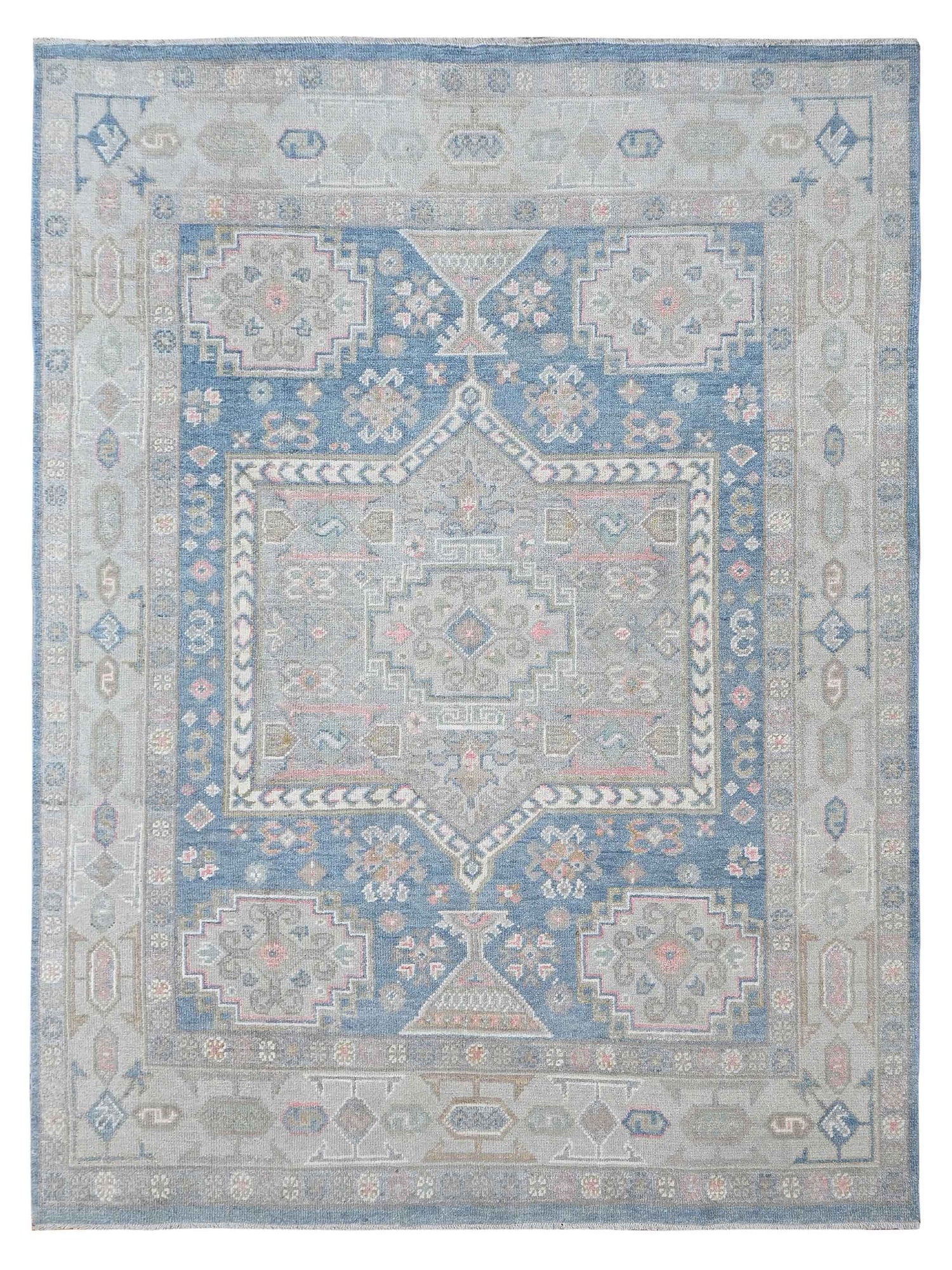Pacific Ushak  Blue Lt.Grey Transitional
