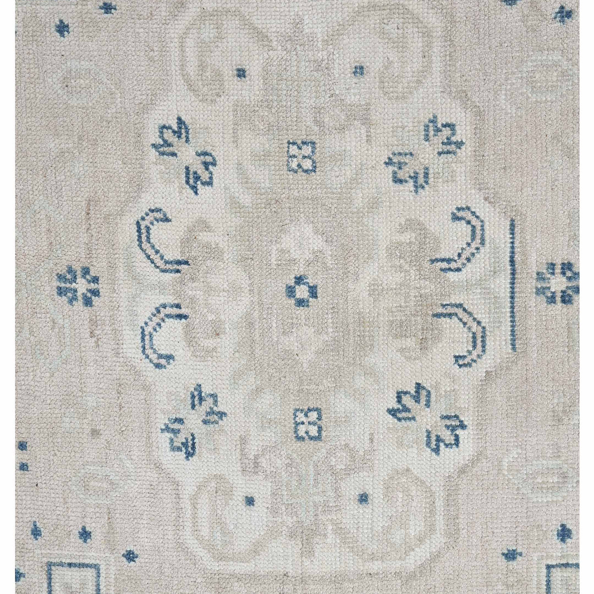 Pacific Ushak 43597 Pink Ivory Transitional Hand Knotted Rug