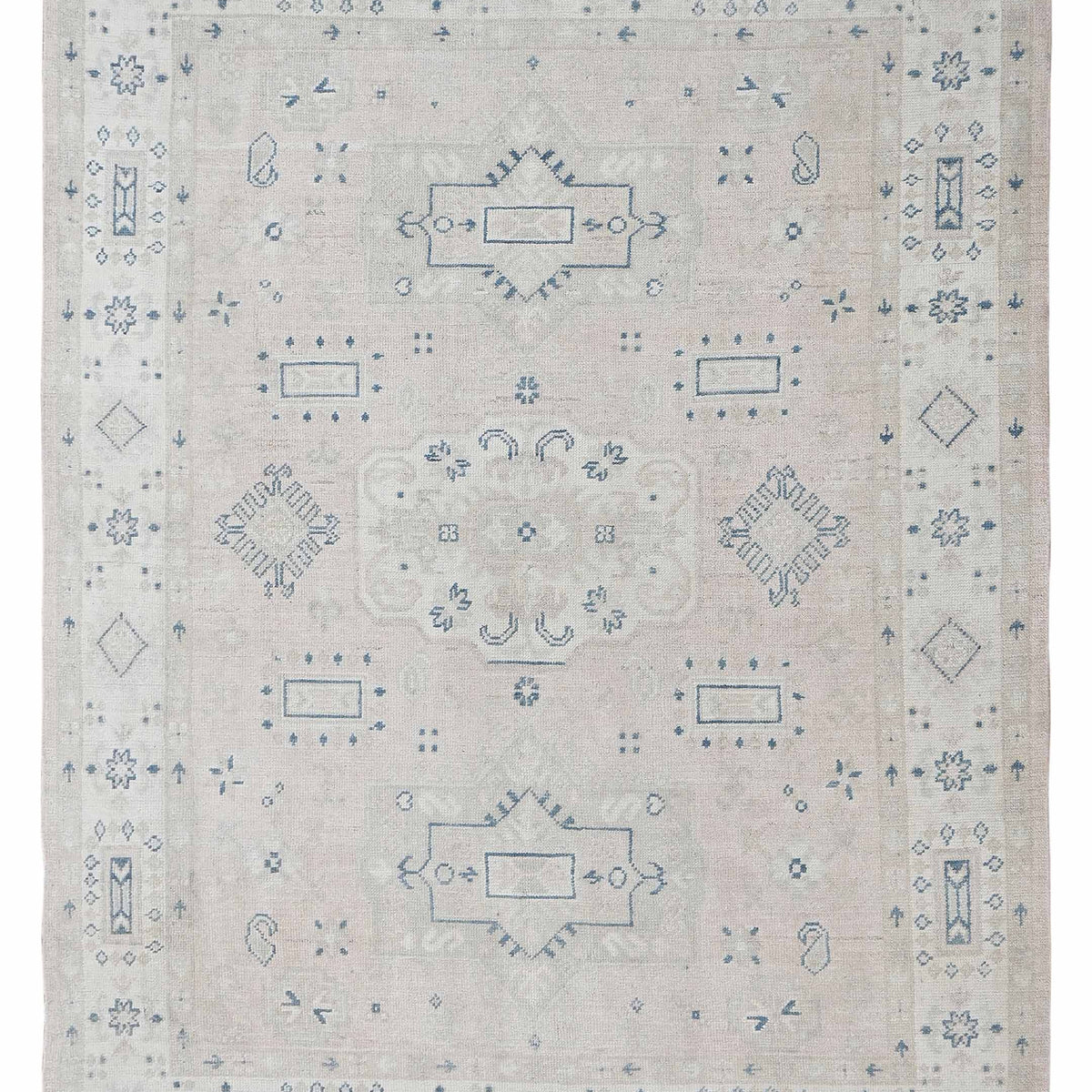 Pacific Ushak  Pink Ivory Transitional