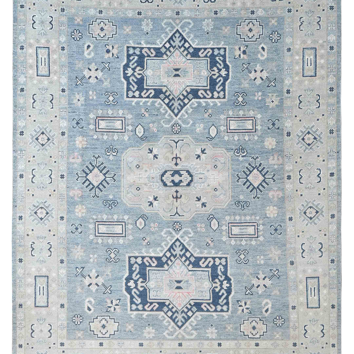 Pacific Ushak  Blue Lt.Grey Transitional