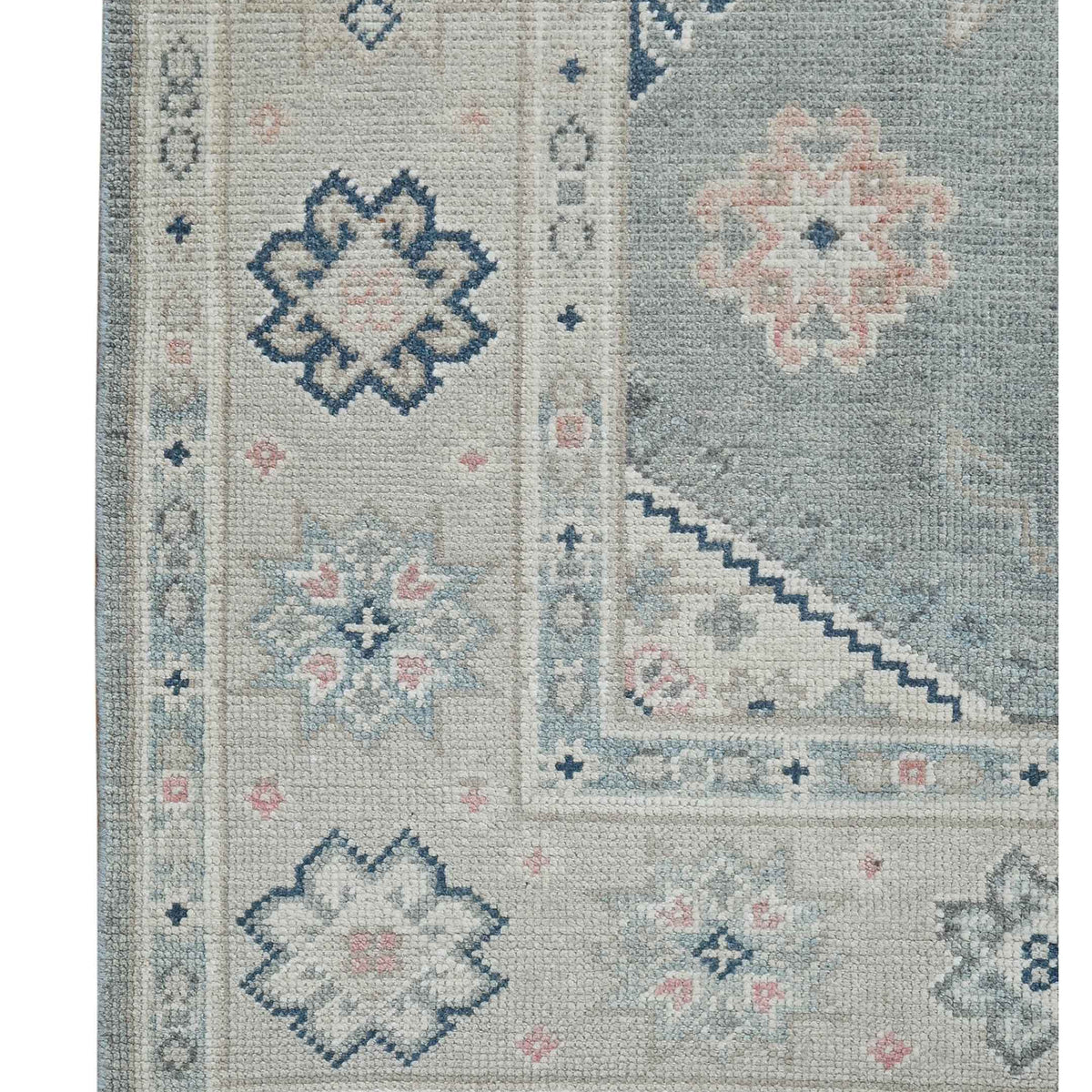 Pacific Ushak 43602 Grey Lt.Grey Transitional Hand Knotted Rug