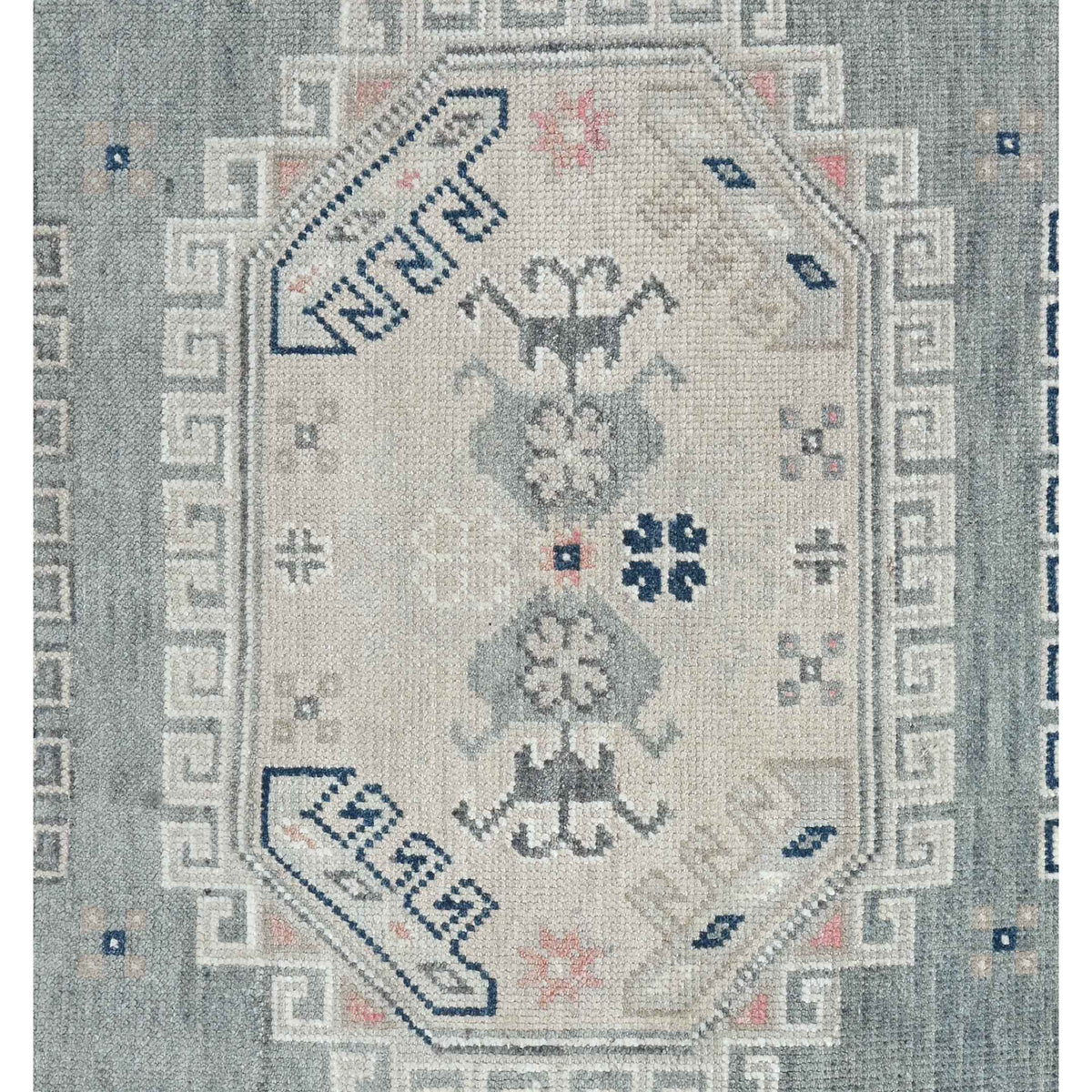 Pacific Ushak 43602 Grey Lt.Grey Transitional Hand Knotted Rug