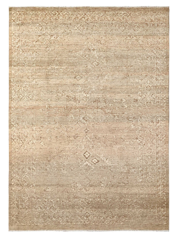 Pacific Ushak 43603 Camel Camel Transitional Hand Knotted Rug – Pacific ...