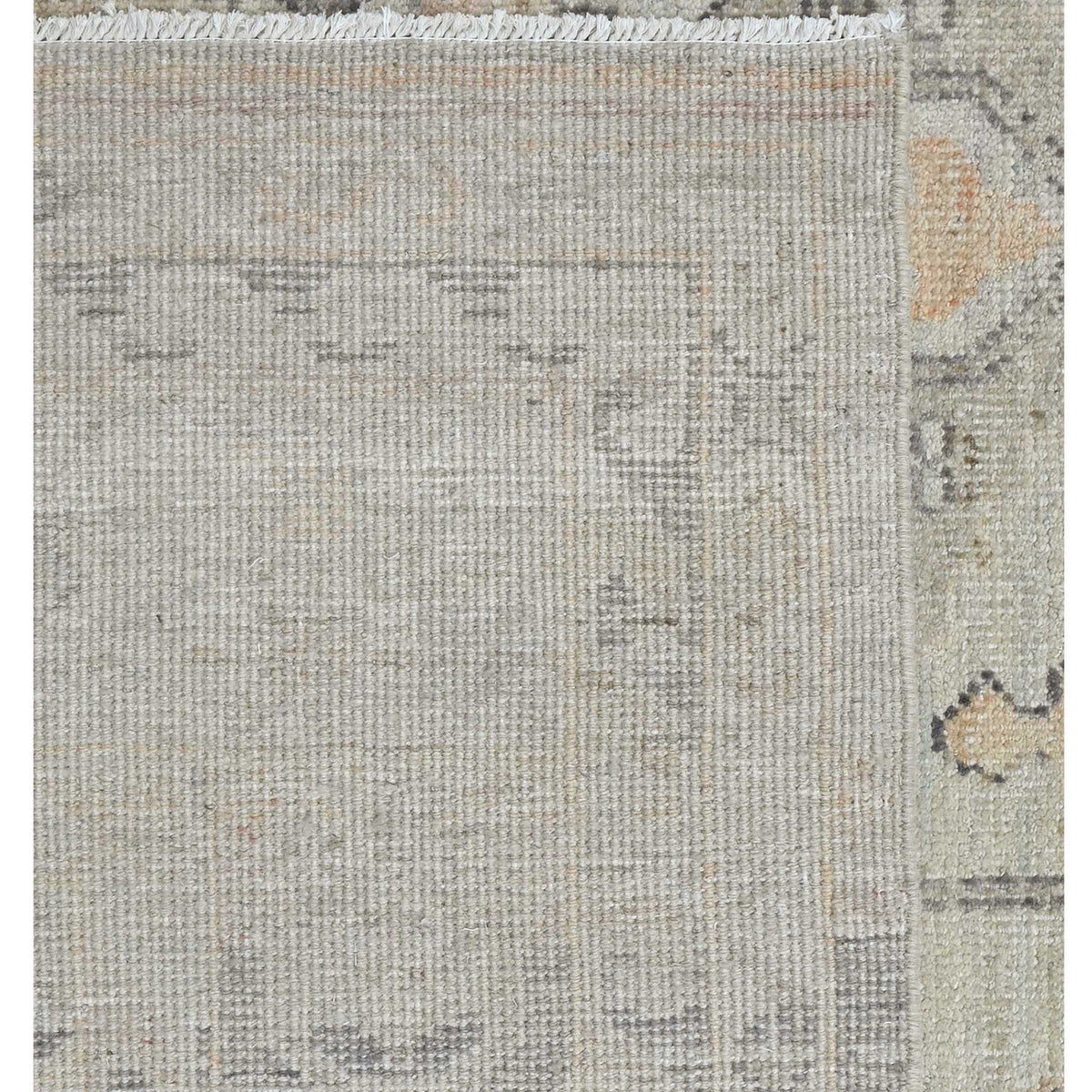 Pacific Ushak 43607 Beige Peach Transitional Hand Knotted Rug