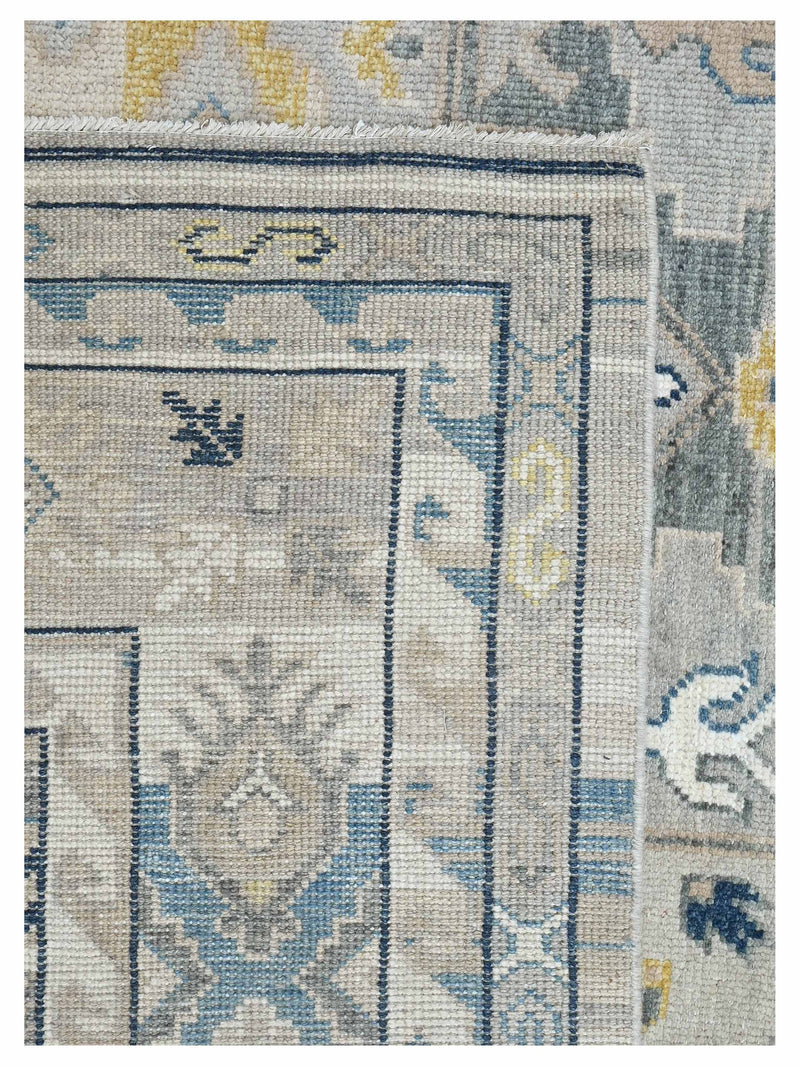 Pacific Ushak 43608 Multi Multi Transitional Hand Knotted Rug