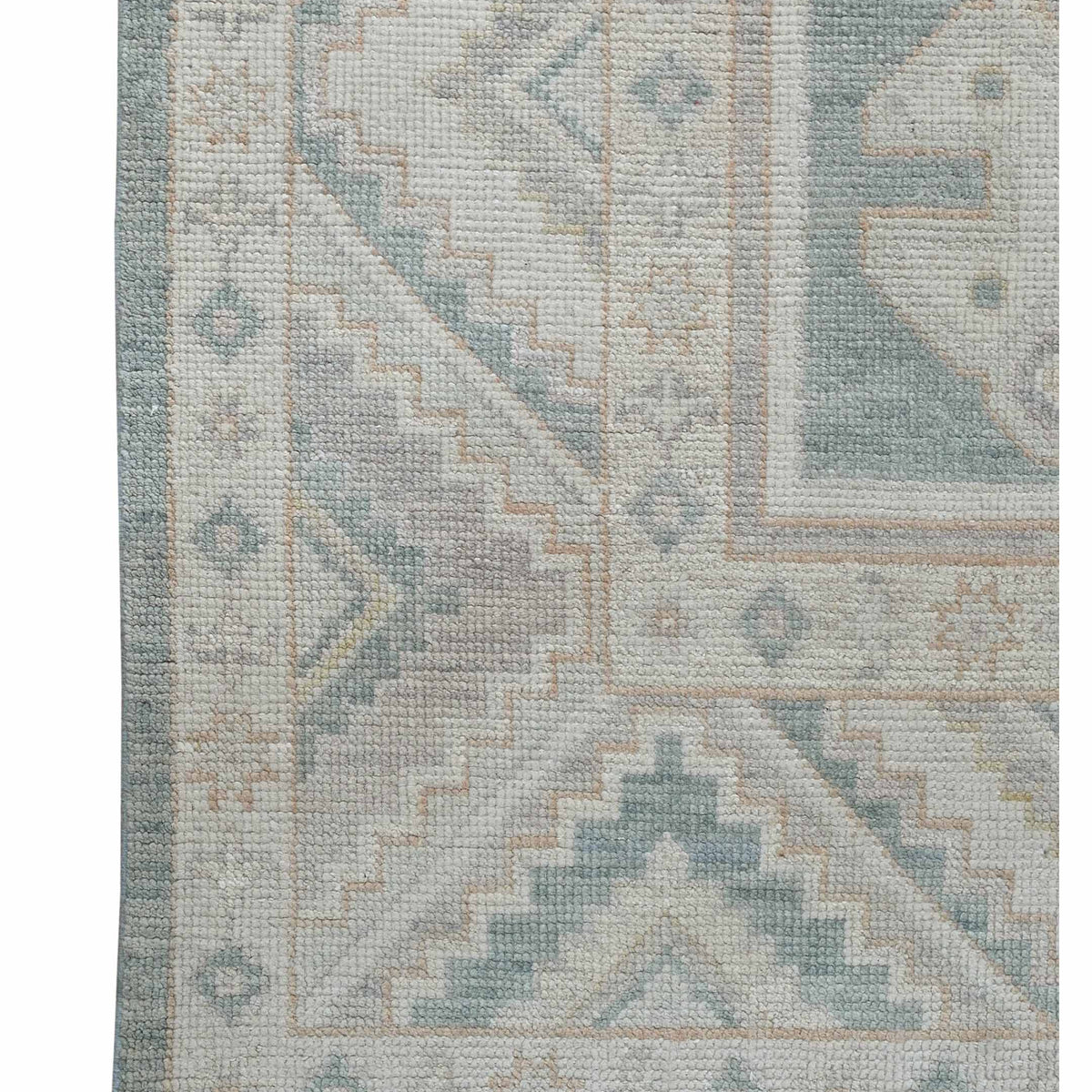 Pacific Ushak 43609 Spruce Beige Transitional Hand Knotted Rug