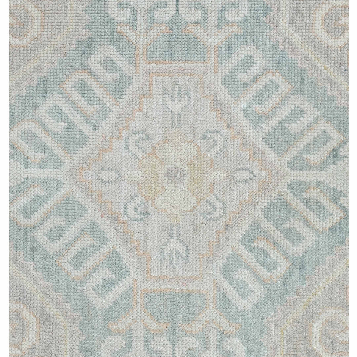 Pacific Ushak 43609 Spruce Beige Transitional Hand Knotted Rug