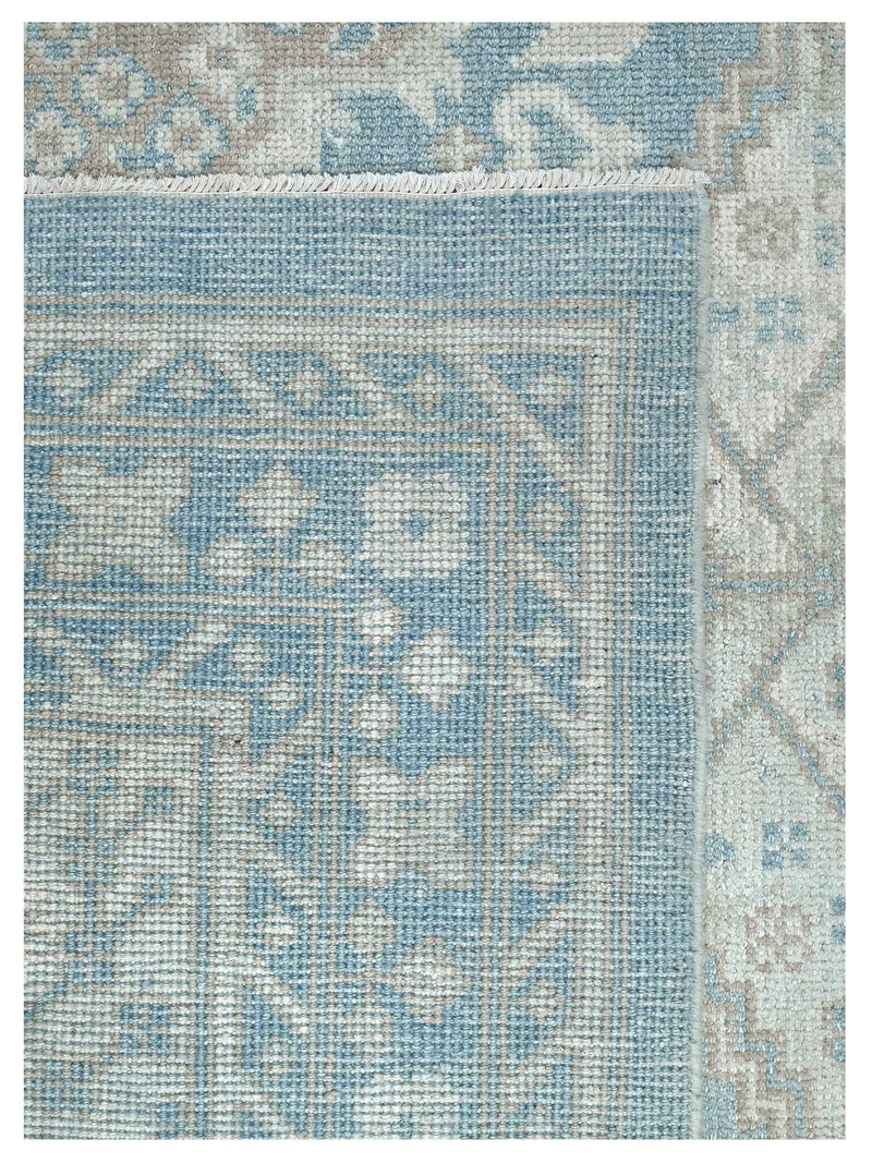 Pacific Ushak 43610 Blue Blue Transitional Hand Knotted Rug