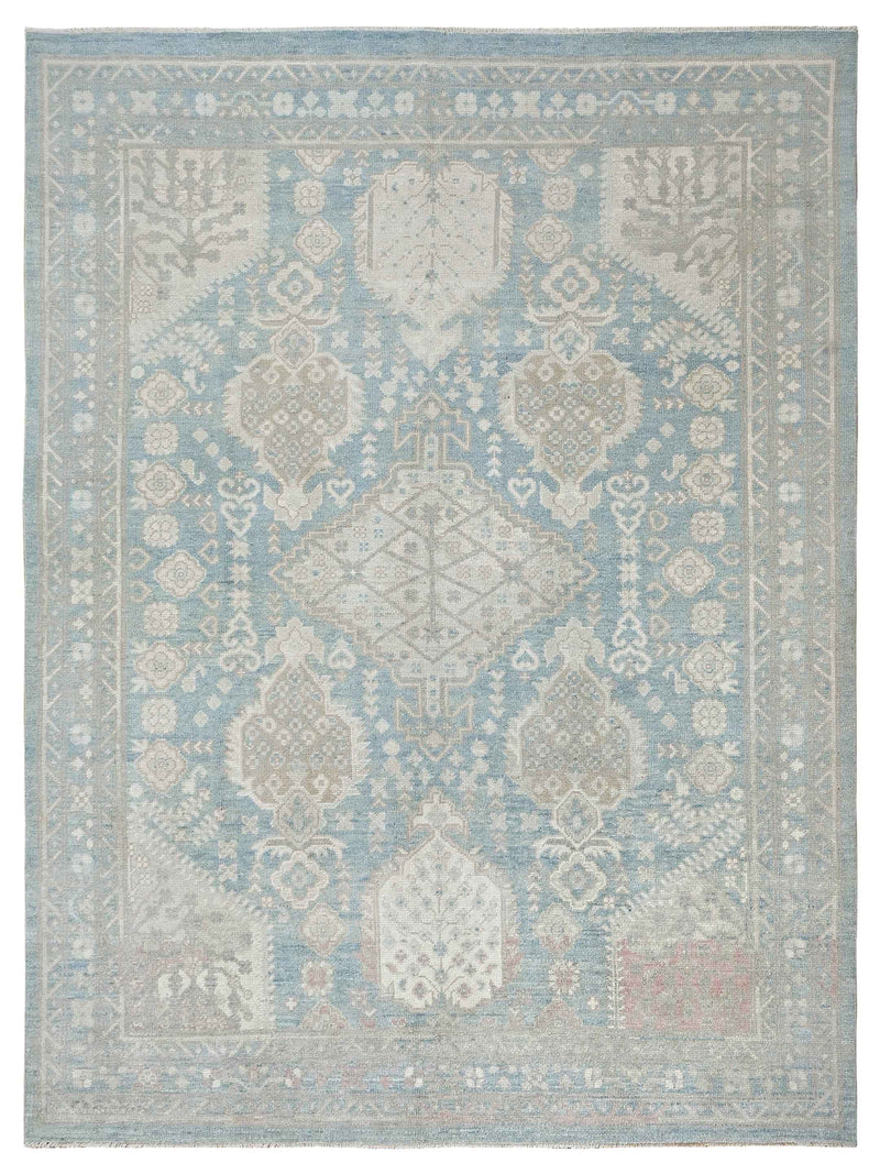 Pacific Ushak  Blue Blue Transitional