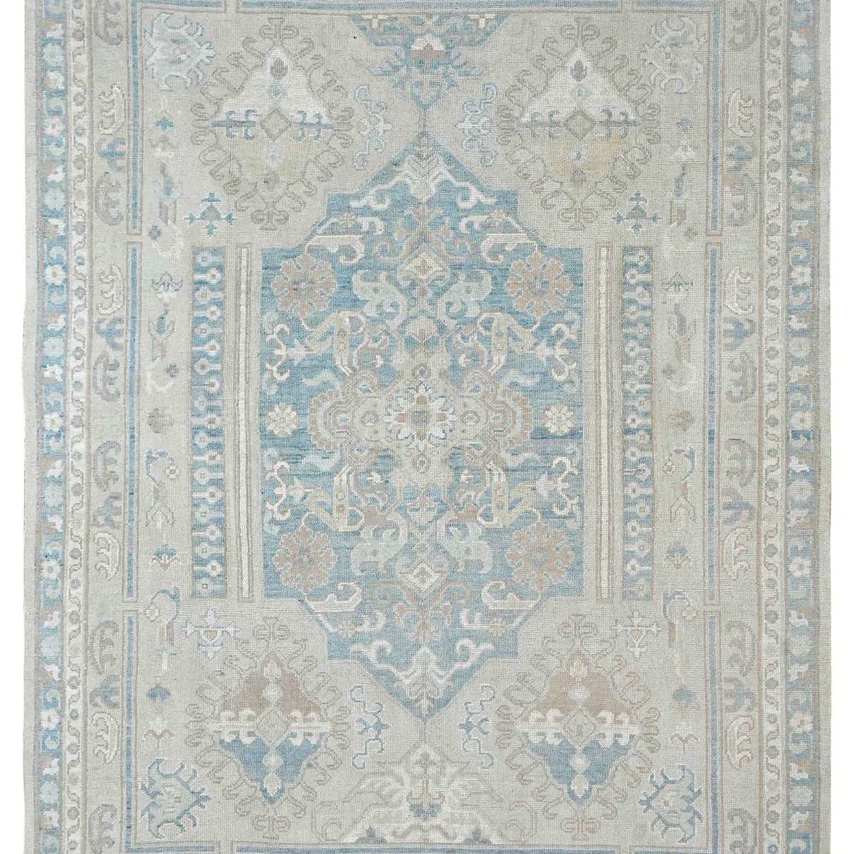 Pacific Ushak  Beige Beige Transitional