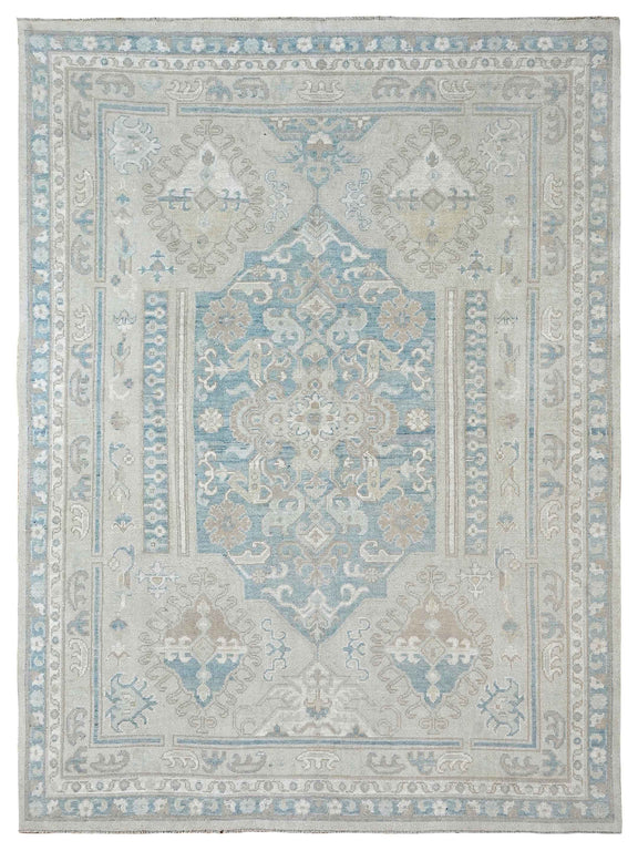 Pacific Ushak  Beige Beige Transitional