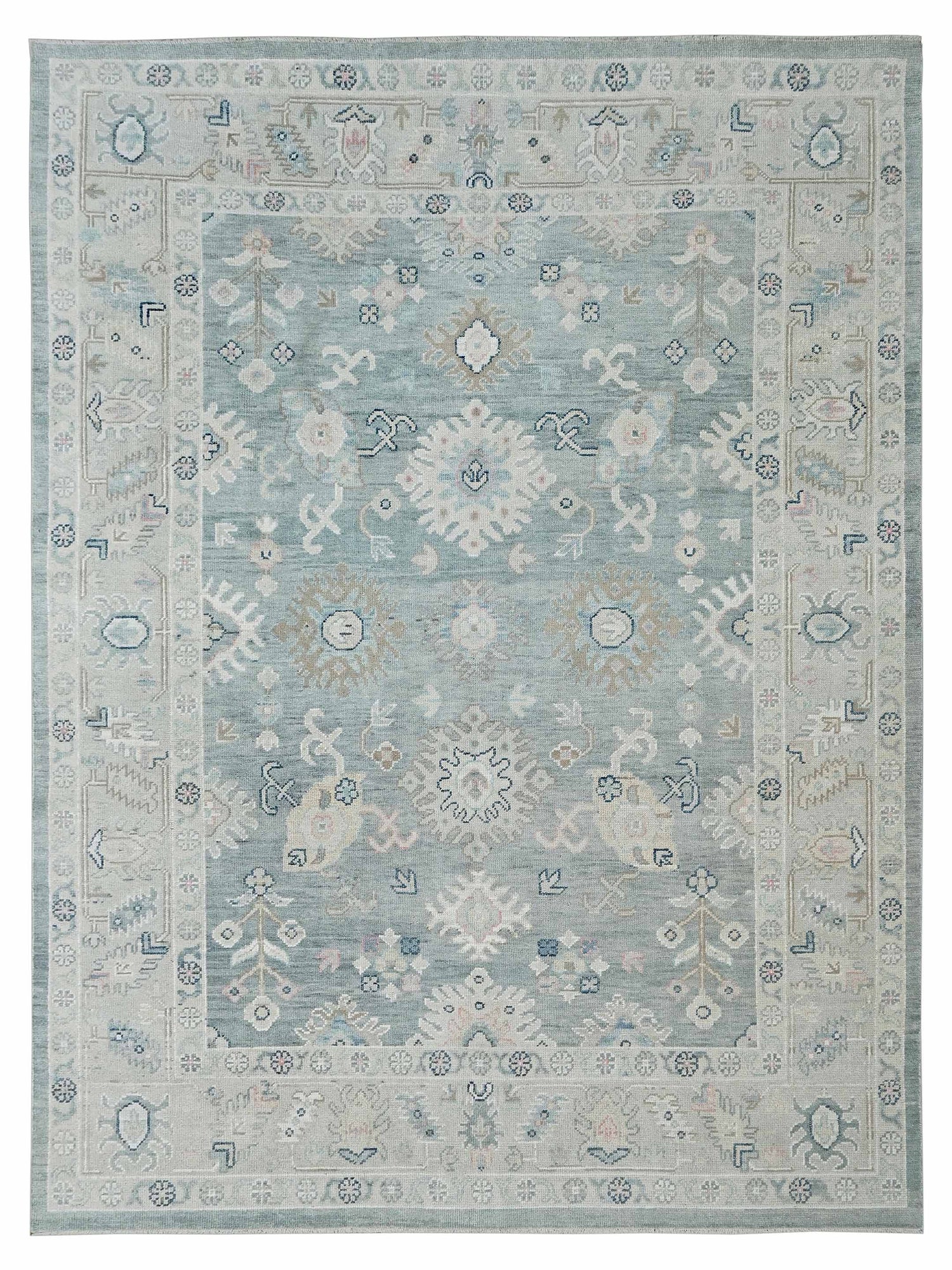 Pacific Ushak  Grey Beige Transitional