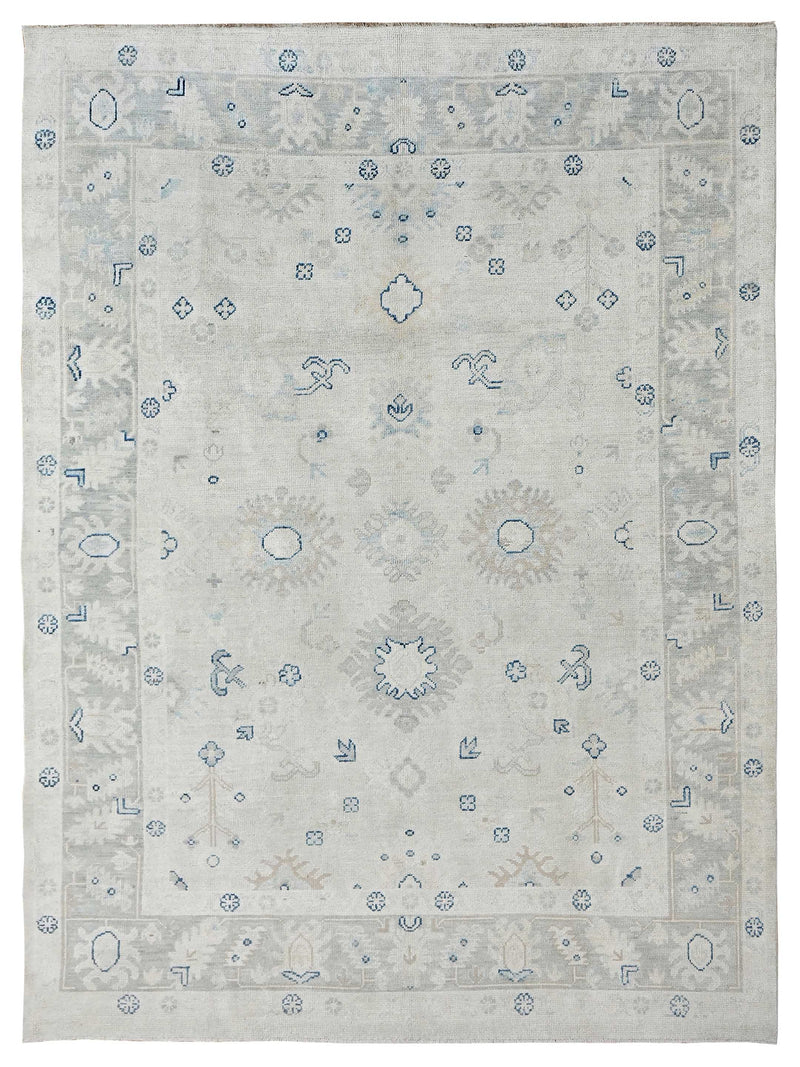 Pacific Ushak  Beige Lt.Grey Transitional
