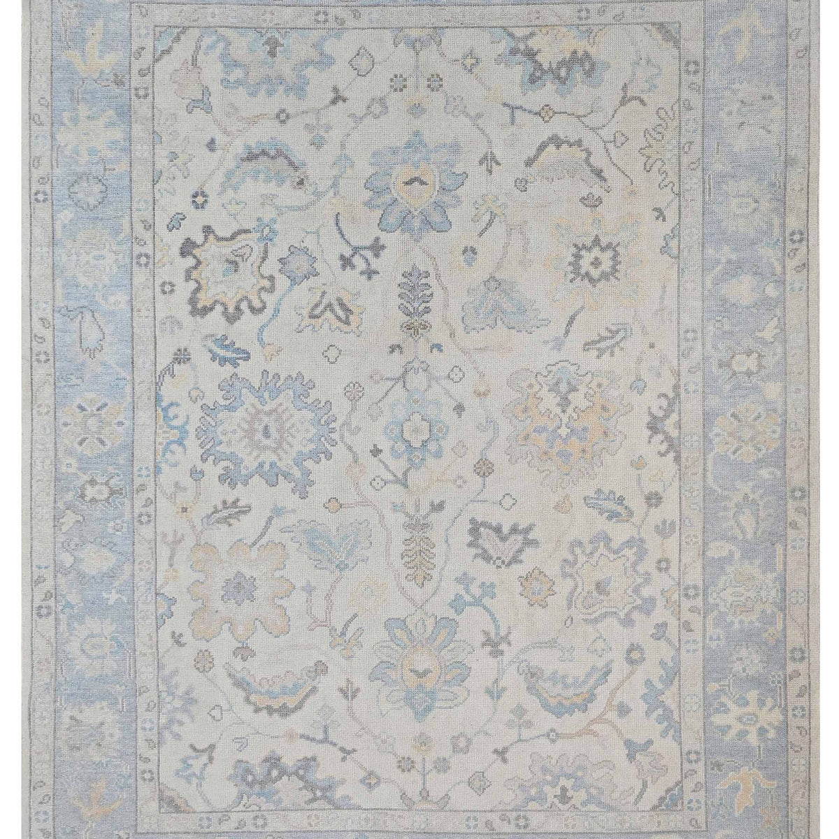 Pacific Ushak  Ivory Sky Blue Transitional